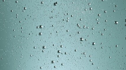 Fototapete - Super slow motion of dark water drops in detail. Filmed on high speed cinema camera, 1000fps.