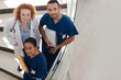 © KOTO - Doctor and nurses on hospital steps