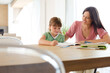 © KOTO - Mother helping daughter with homework