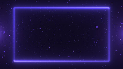 Wall Mural - saber with particle background for technology background