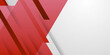 © Salman - Red and white abstract presentation background