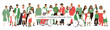 © Stafeeva - Greeting card for Independence day of Mexico.Flat vector illustration.
