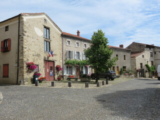 Poster - Village de Lavaudieu, Haute-Loire, Auvergne, France, Plus Beau Village de France