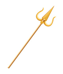 golden trident icon