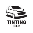 Vector logo of the car tinting service