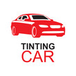 Vector logo of the car tinting service