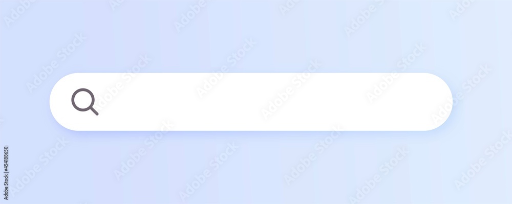 Search bar interface for web site template. Modern search bar design ...