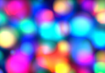 Aufkleber - Vibrant Background with Colorful Lights. Vector Abstract Illustration. Bg Design Concept for Holidays, Party Banners and Posters