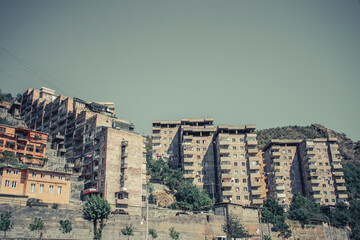 Wall Mural - view from the  building in town