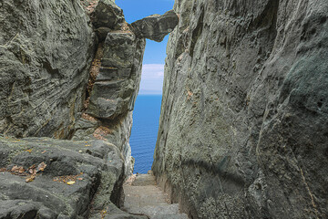 Felsen und Meer
