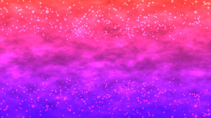Wall Mural - particle falling in red blue background