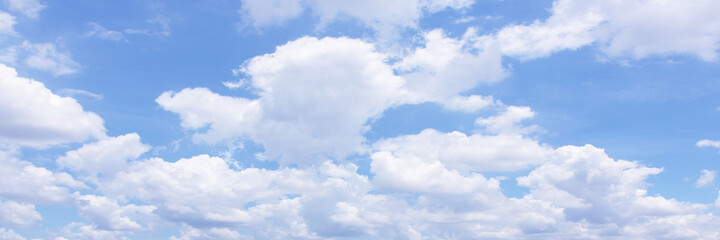 Wall Mural - beautiful blue sky cloudsfor background. panorama of sky.