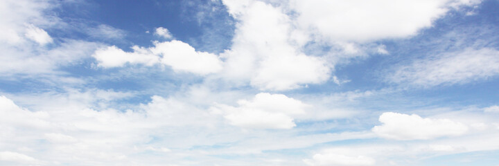 Wall Mural - beautiful blue sky cloudsfor background. panorama of sky.