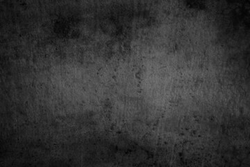 close up retro plain dark black cement & concrete wall background texture for show or advertise or p