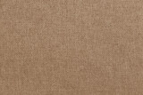 Fototapeta Paryż - Dark brown linen fabric cloth texture for background, natural textile pattern.