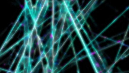 Poster - abstract background shiny vertical lines, stripes, lights and glassy structure elementsmoving rotati