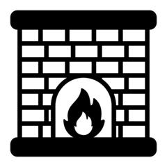 Poster - Fireplace 