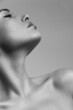 © Coka - natural beauty concept young woman profile  studio shot