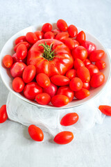 bowl of fresh tomatoes