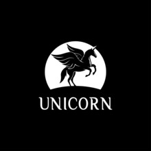 Unicorn Silhouette, Stylish Icons,vintage, Background, Horses Tattoo