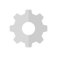 Poster - Vector Cog flat Icon