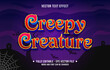 © nawaittgraph - Editable text effect scary halloween event theme style for digital and print media template