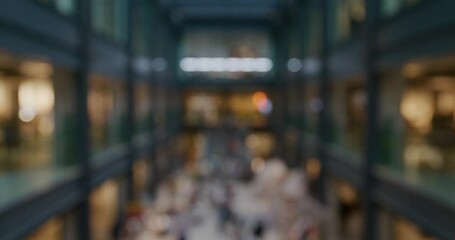 Wall Mural - Blur view of the shopping center