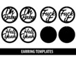 Earring templates