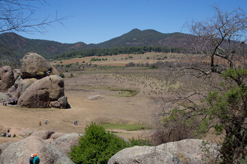 Canvas Print - Las piedrotass, Tapalpa, Jalisco 