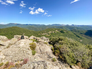 Sticker - Paysage de montagne dans les Cévennes