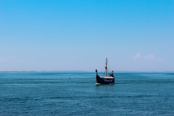 Boat in the sea