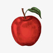 © Rawpixel.com - Fresh ripe red apple vector