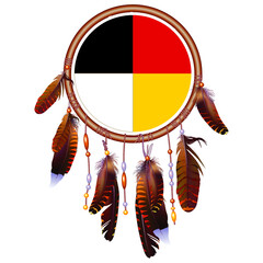 Native American Medicine Wheel Dreamcatcher