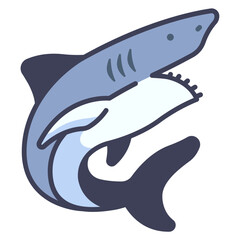 Wall Mural - helicoprion icon
