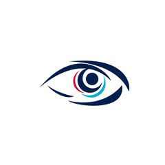 Wall Mural - eye care logo design vector inspiration