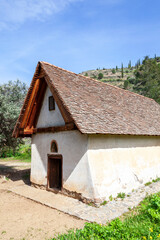 panagia tou moutoulla (our lady of moutoulla) built in 1279-80 the oldest troodos mountains painted 