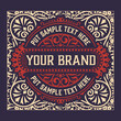 © Roverto - Western card with vintage style