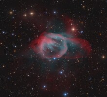 The Planetary Nebula Strottner-Drechsler 1 In The Constellation Taurus