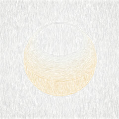 Hand painted pencil autumn background, abstract texture, old paper. Circles, balls, ovals, liquid forms, place for text.