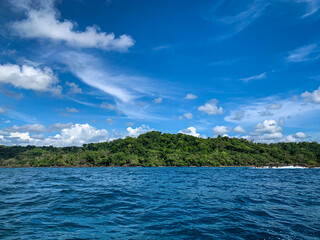 blue sky and sea