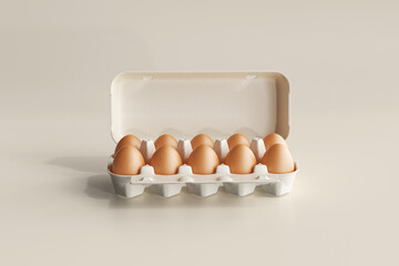 Wall Mural - Egg Carton