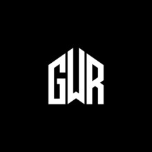 GWR Letter Logo Design On Black Background. GWR Creative Initials Letter Logo Concept. GWR Letter Design. 