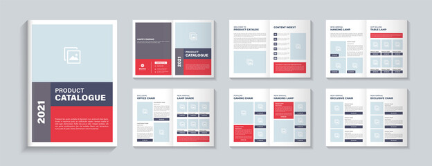 product catalog design template layout