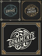 © Roverto - Set of 3 vintage labels for packing