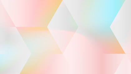 Wall Mural - abstract colorful hexagonal background. modern texture decoration element. vector