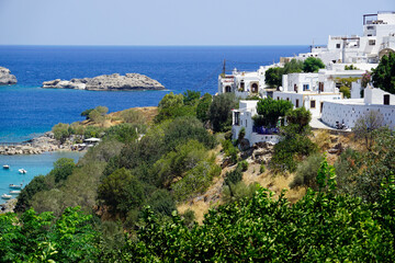 Wall Mural - viewpoint of lindos