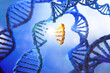 Biotechnology and genetics dna replacing, Medical research and gene manipulation Science background