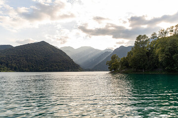 Wall Mural - lake in the mountains