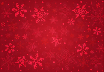 Blue Christmas winter snowflakes background. Vector EPS 10.