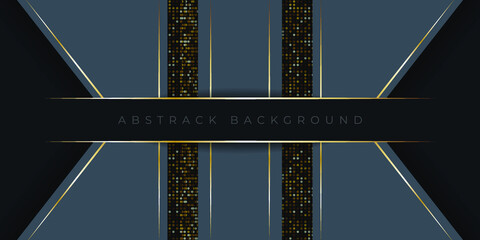 3d style black background with paper layer